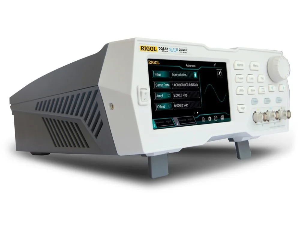 Rigol DG822 25 МГц функция/генератор произвольных сигналов 2 канальный 4 3 &quotTFT цветной