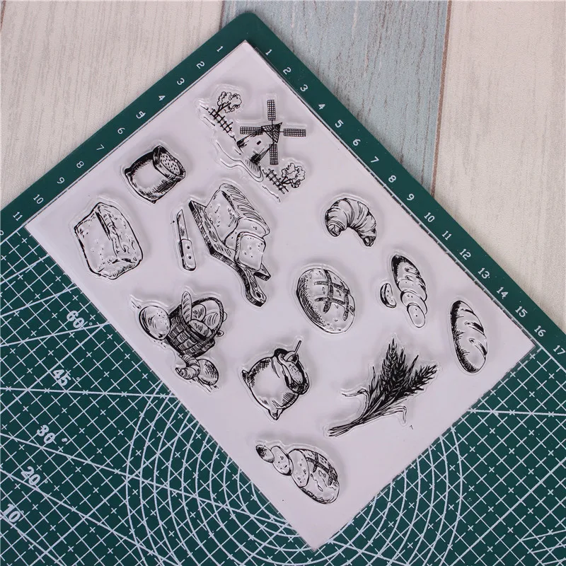 Милые прозрачные силиконовые штампы для самостоятельного скрапбукинга карты