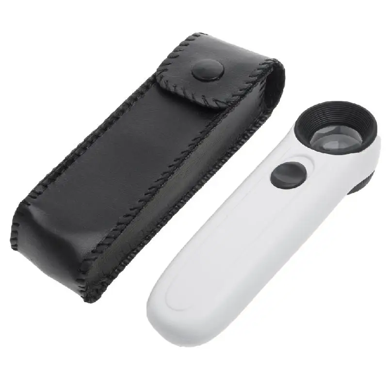 40x светодиодная Лупа увеличительное стекло Ювелирная часы петля ремонт