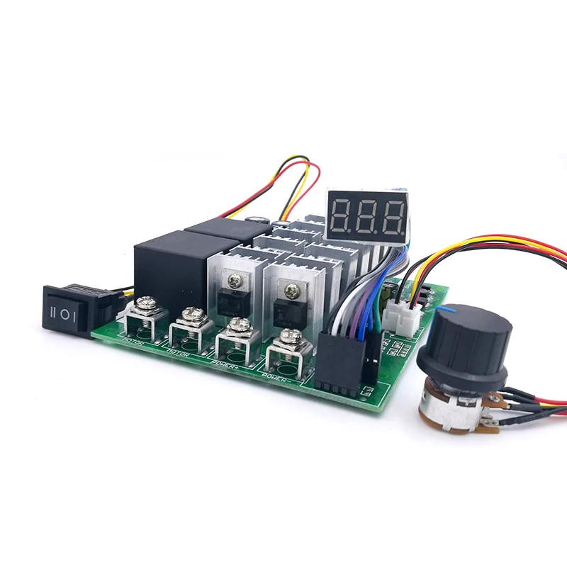 Цифровой дисплей 60A Φ модуль 10 55V 0 ~ 100% регулируемый передний Реверсивный
