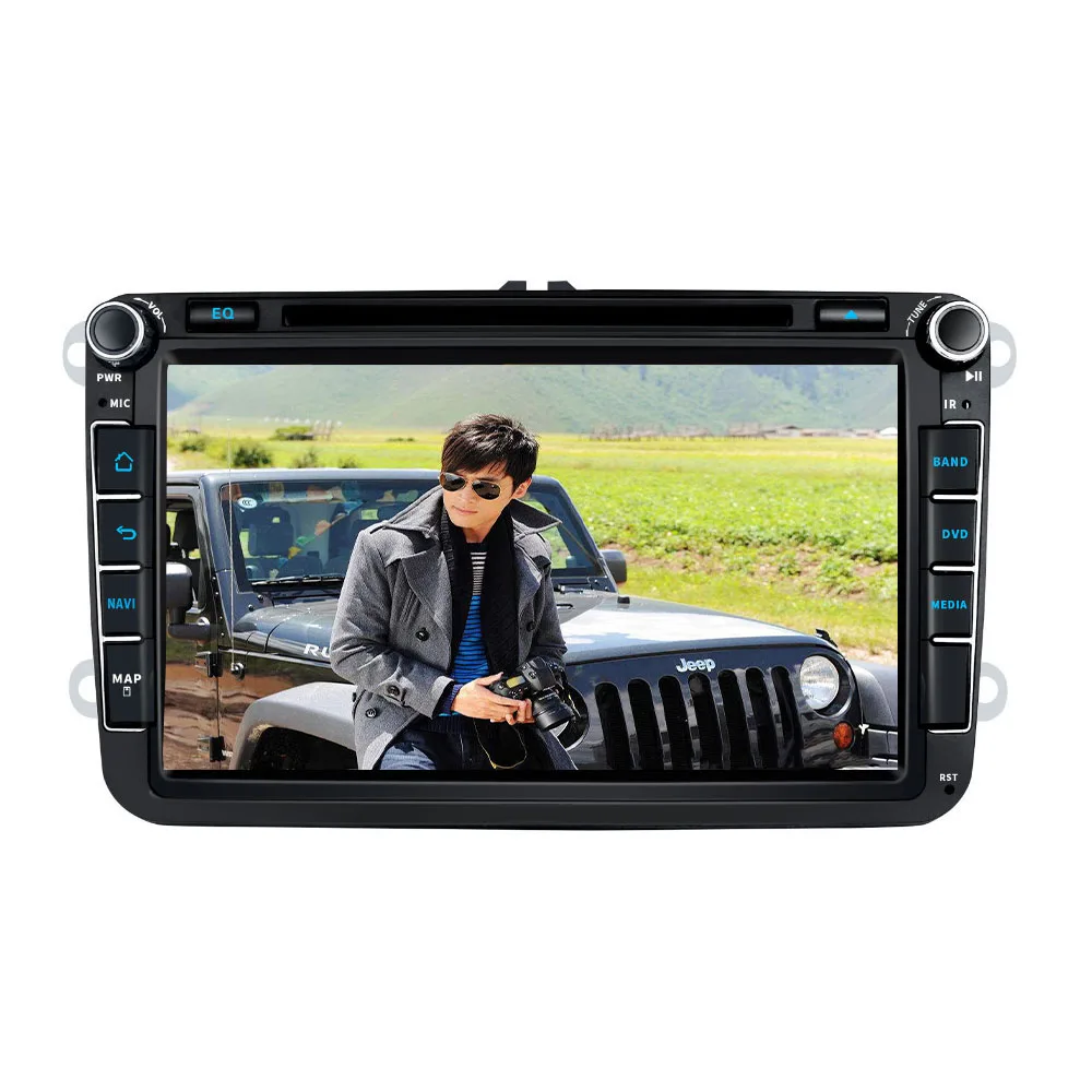 ARKRIGHT Android 8 1 2 Din встроенный DSP &quotHD GPS Wifi автомобильное радио для Volkswagen