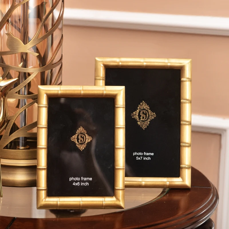 Высококачественная медная фоторамка в американском и Европейском стиле