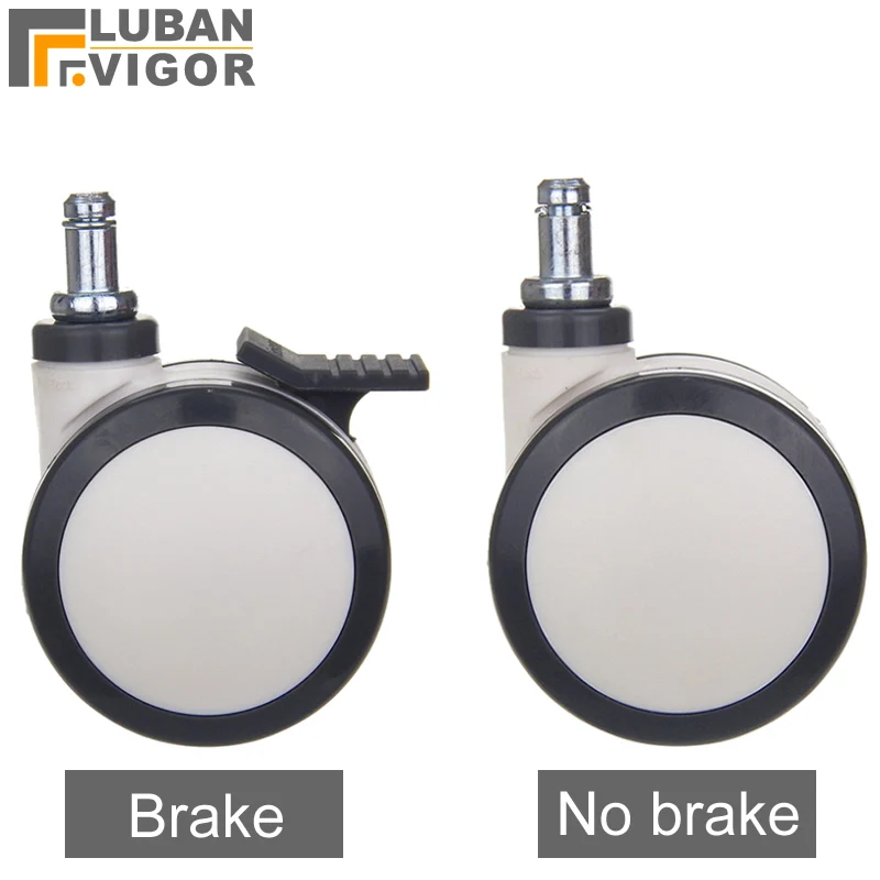 3 дюймовый двойной подшипник из полиуретана с тормозом или без установка