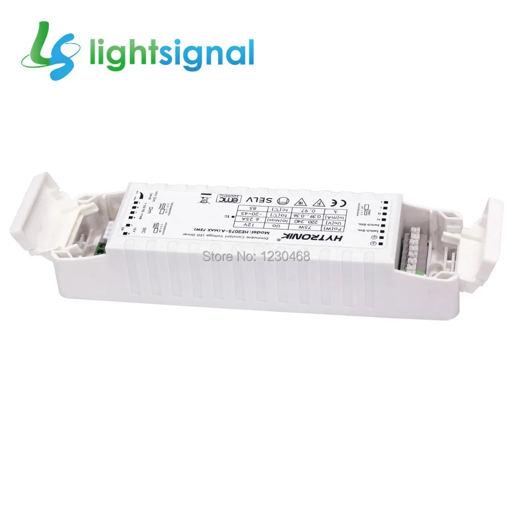 75 вт постоянного напряжения Диммируемый светодиодный драйвер 12 В Светодиодный