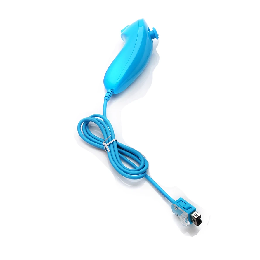 Многоцветный игровой контроллер Nunchuck с дистанционным управлением для nintendo wii