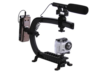 Держатель для вспышки U/C Ручной Стабилизатор с ручкой камеры DSLR SLR Mini DV