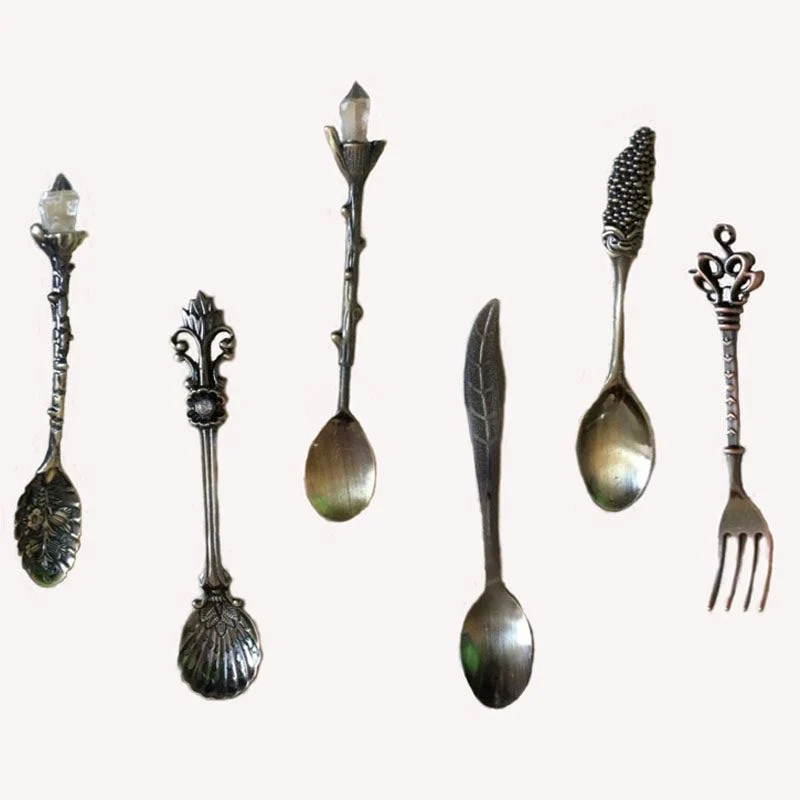 6 шт./компл. кухонные столовые и бары Ностальгический винтажный Королевский Стиль