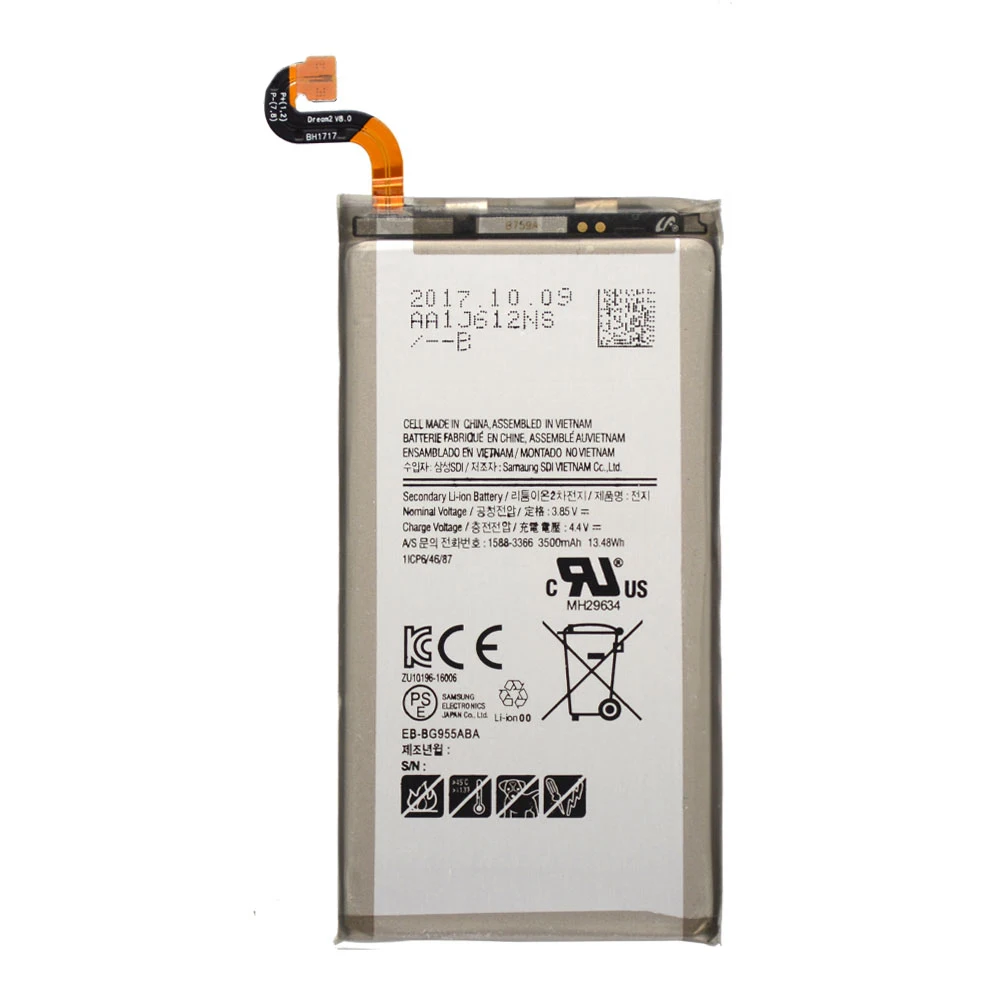 Высококачественная сменная батарея для Samsung Galaxy S8 plus EB-BG955ABA G9550 S8Plus SM-G9 G955 3500mAh Batteria