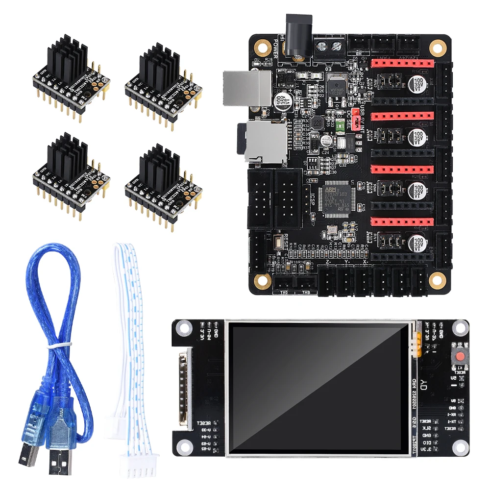 BIGTREETECH SKR MINI V1.1 32 битная материнская плата TFT28 сенсорный экран для TMC2208 TMC2130 SPI
