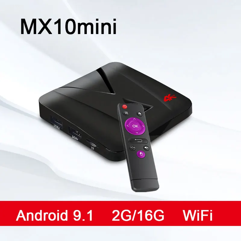 ТВ приставка MX10MINI на Android 9 0 четырехъядерный процессор MX10 MINI RK3328 64 битная с