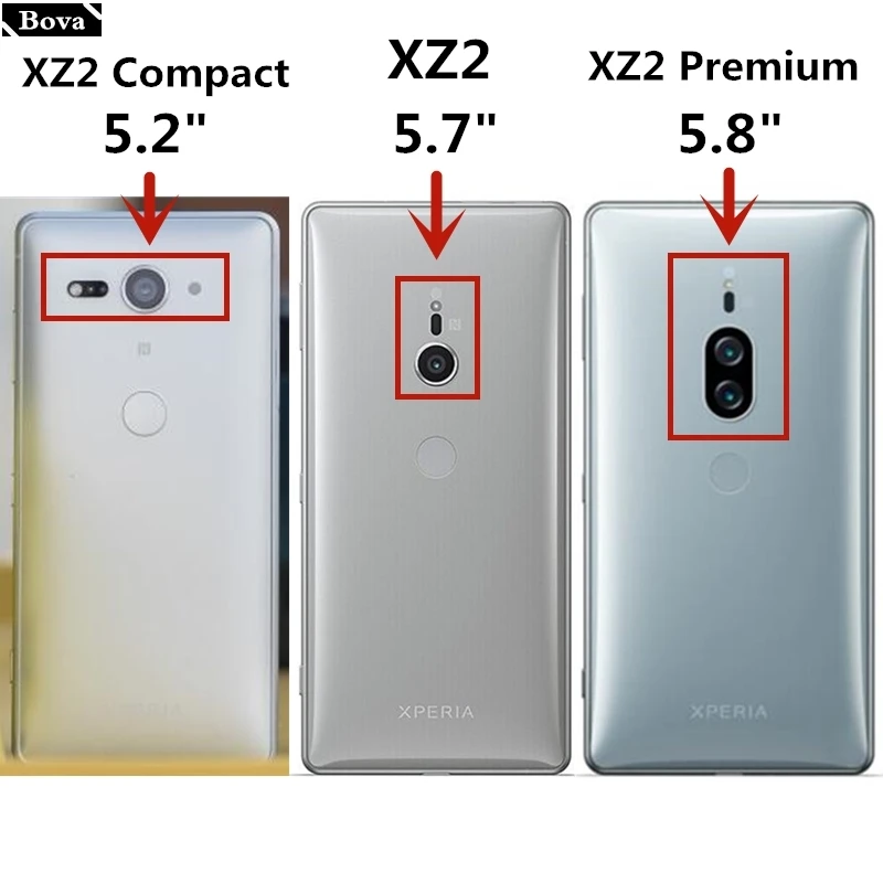 Магнитный поглощающий чехол для Sony XZ2 Premium / Compact матовый деловой Кобура|Бамперы| |