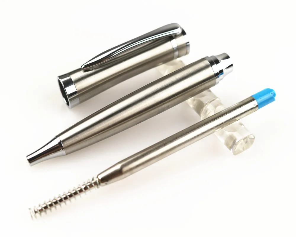Baoer classic 3035 Серебристая нержавеющая сталь бизнес пишущая поверхность шариковые ручки новые