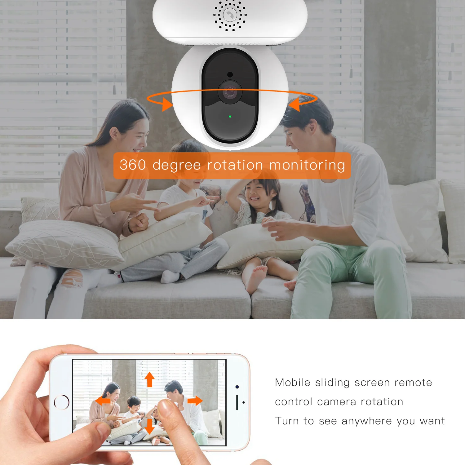 Беспроводная камера безопасности Wifi Интернет Сеть HD 1080P H.264 Видео PTZ IP/NTP ночное