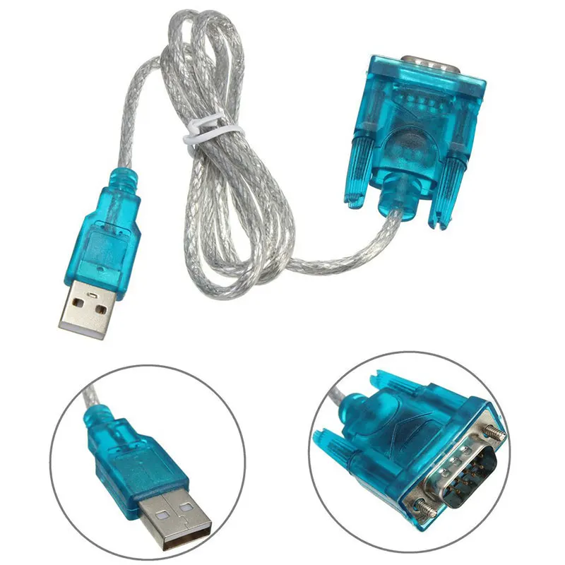 Высокое качество USB 2 0 до 9-контактный последовательный RS232 кабель шнур к DB25 разъем