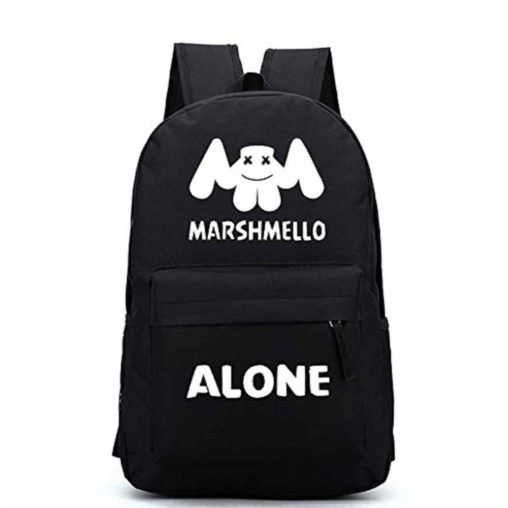 XCOSER DJ Marshmello рюкзак косплей черный и белый Оксфорд ткань шаблон сумка Высокое