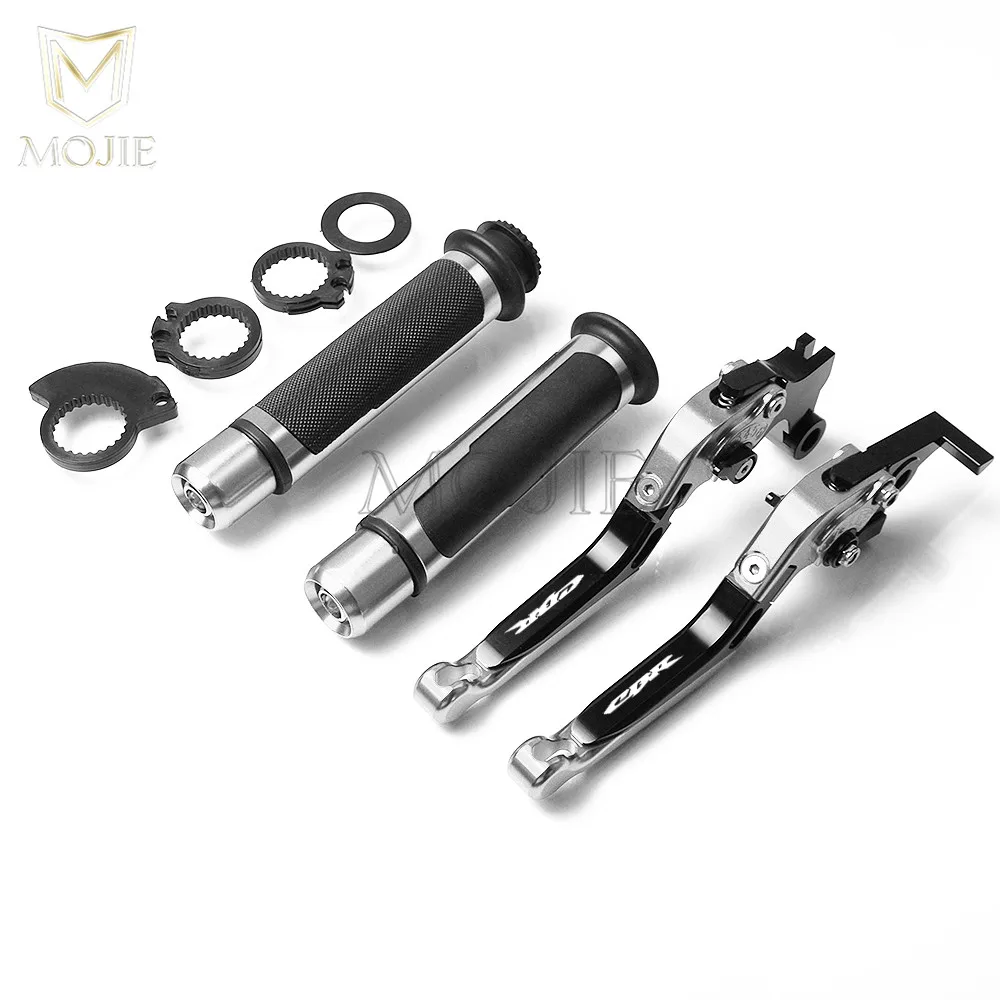 Black Silver Мотоцикл с ЧПУ Регулируемый складной тормозной рычаг сцепления ручки для Honda CBR 600 F2, F3, F4, F4i CBR600F CBR 600 F 1991-2007 - Цвет: Black Silver
