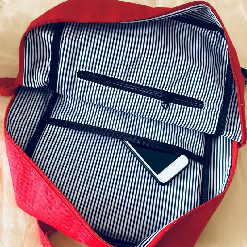 2018 Новый кампус чистый цвет Рюкзак Школьная Сумка Женская Корейская версия