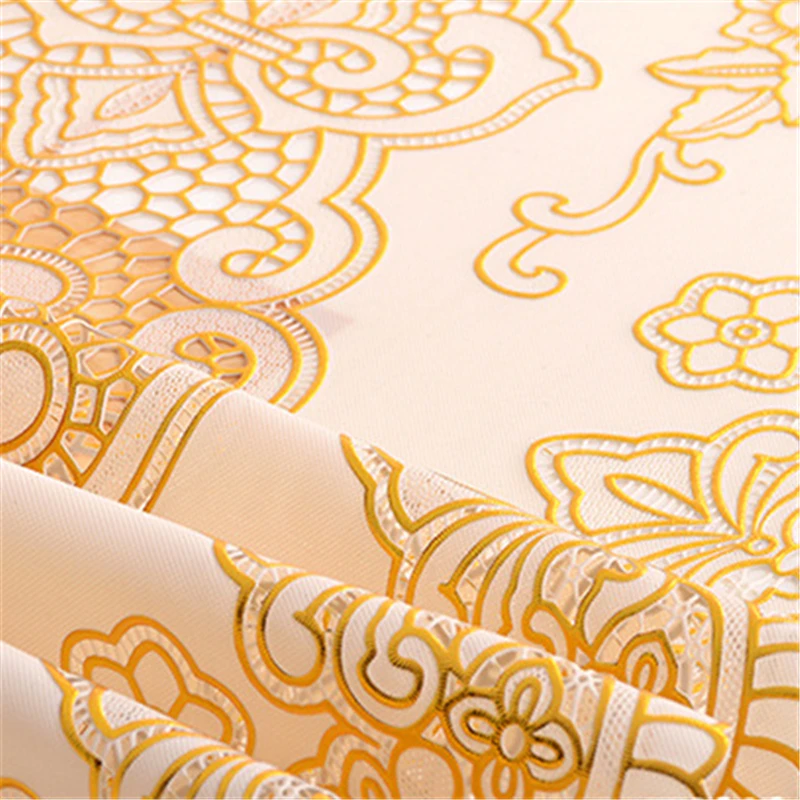 Скатерть из ПВХ прямоугольная водонепроницаемая маслостойкая с защитой от