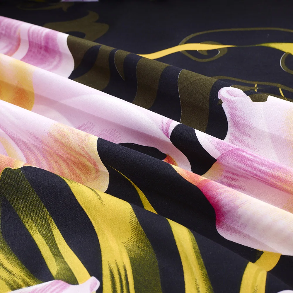 Комплект постельного белья из 4 предметов постельное белье с 3D принтом