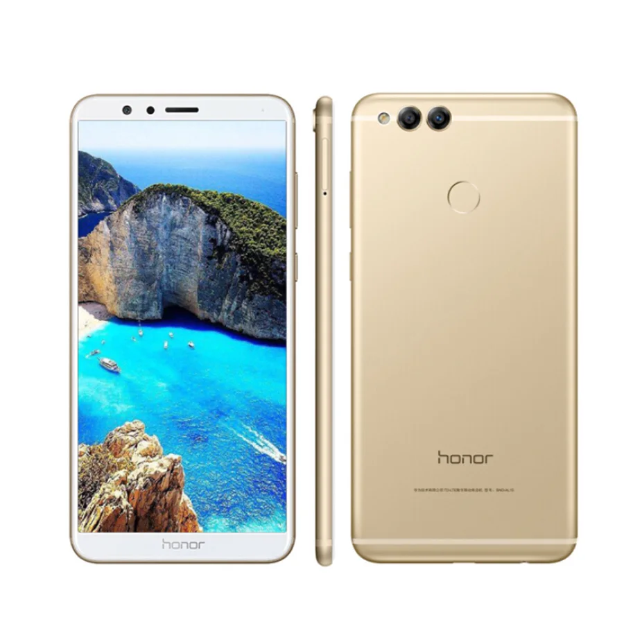 Honor 7X глобальная прошивка 5 93 &quot4G LTE мобильный телефон 4 Гб RAM 64 128 ГБ ROM