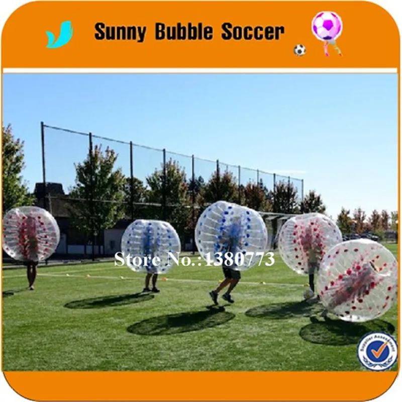 8 шт + 2 насоса 1 5 м ТПУ красочный надувной Зорб Футбол пузырь бампер футбольный шар