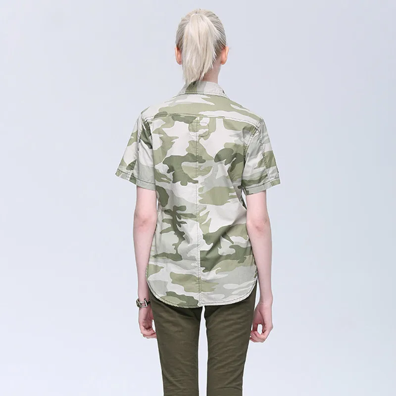 Новинка 2020 военные рубашки для пар летние хлопковые дышащие качественные