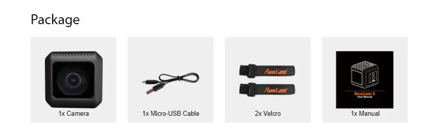 Runcam 5 FPV камера 1080 120FPS NTSC/PAL переключаемая Высокая FPV видео с батареей 950mah для радиоуправляемого самолета гоночного дрона