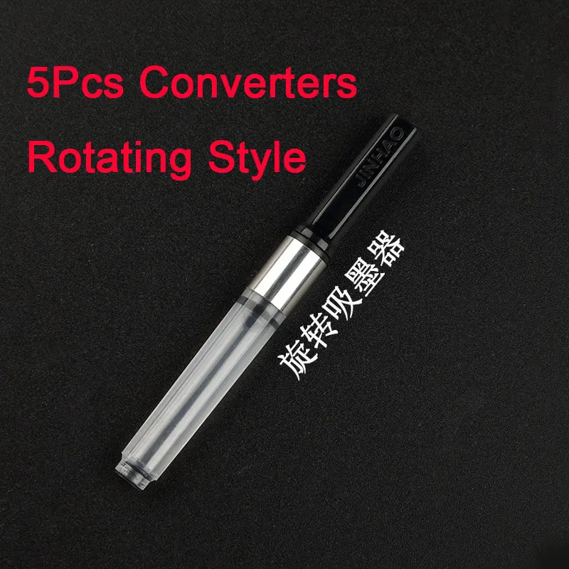 Converters Rotating Jinhao 911 чистый серебряный стальной Дракон Роскошная авторучка с 0,38 мм дополнительный тонкий наконечник гладкие авторучки с коробкой - Цвет: Converters Rotating