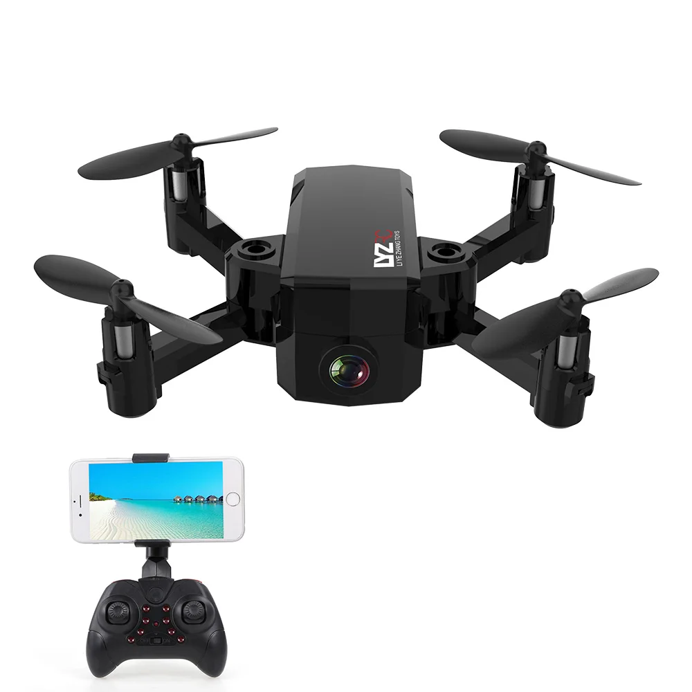 L102 480P 720P Мини Радиоуправляемый Дрон с камерой Wifi FPV складной Квадрокоптер