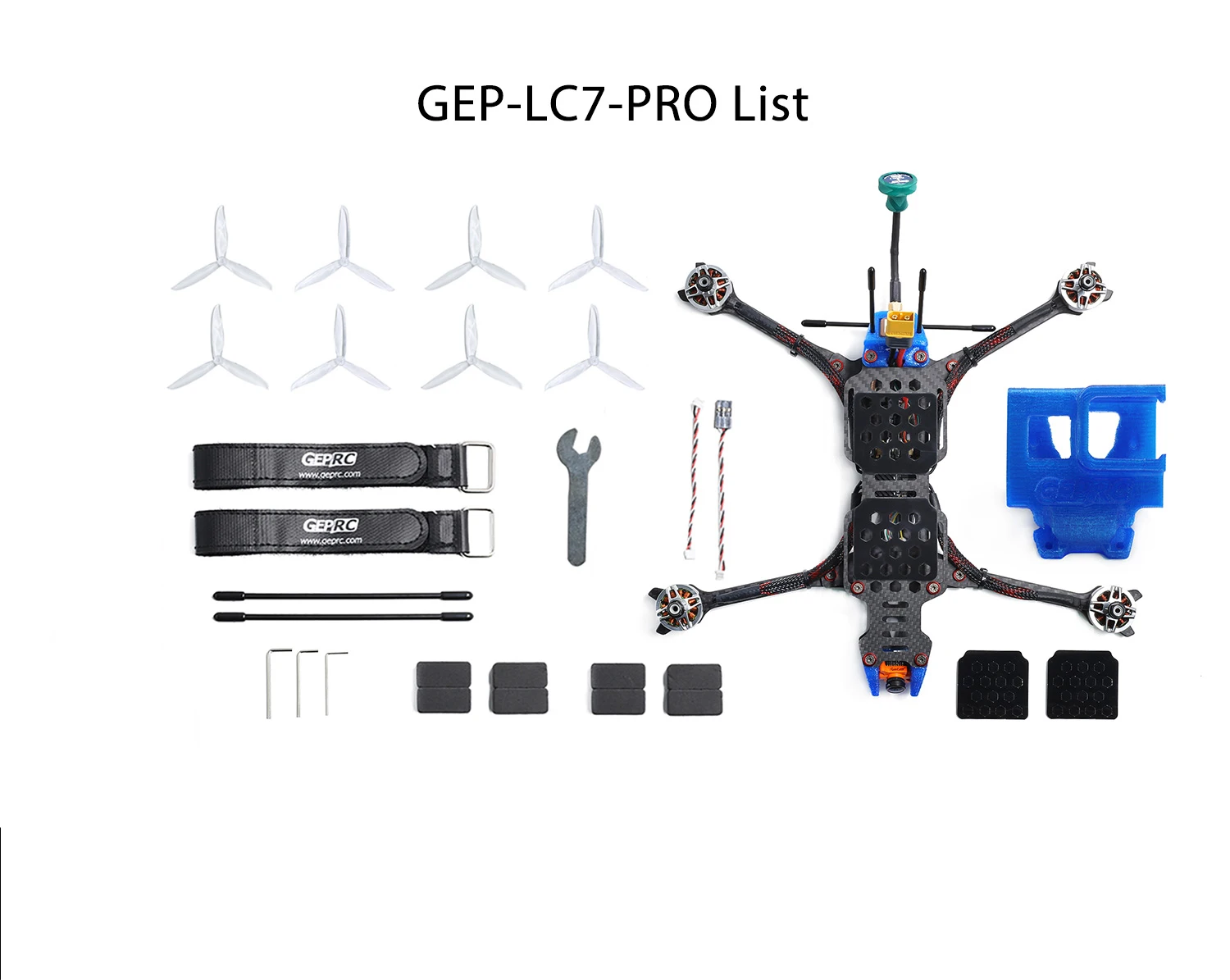 Дрон GEPRC крокодил 7 Pro с широким радиусом действия FPV 315 мм рамка 2306 кв моторы DALProp