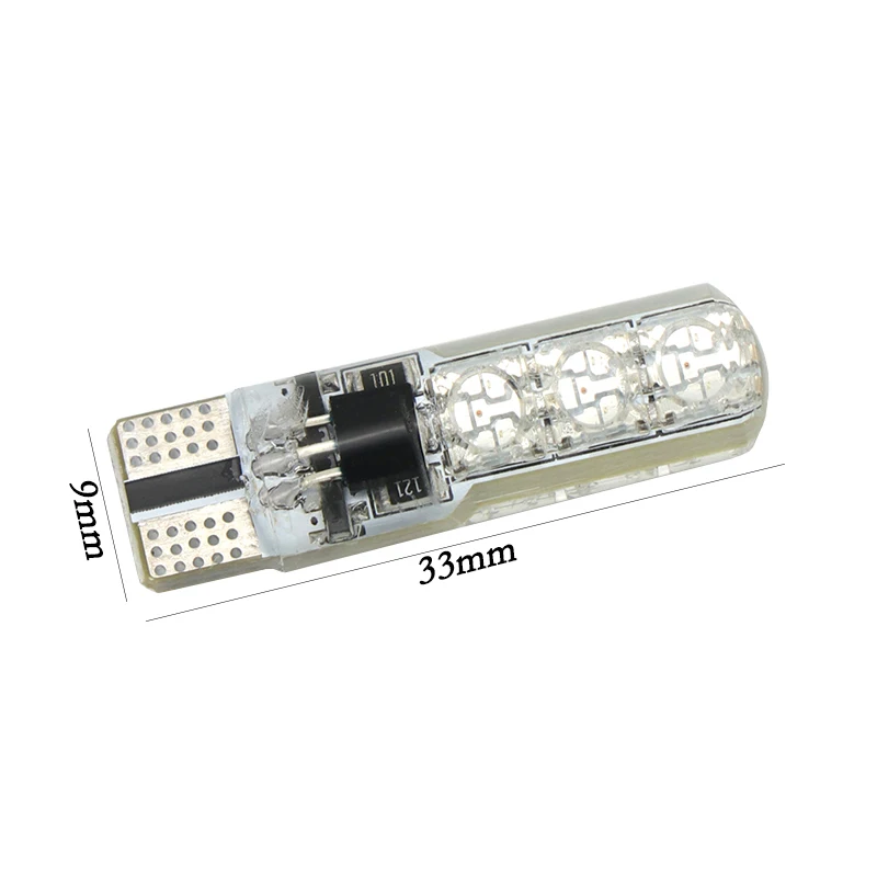 2 шт./компл. RGB T10 W5W Светодиодные Автомобильные фары SMD Led 194 168 лампочка