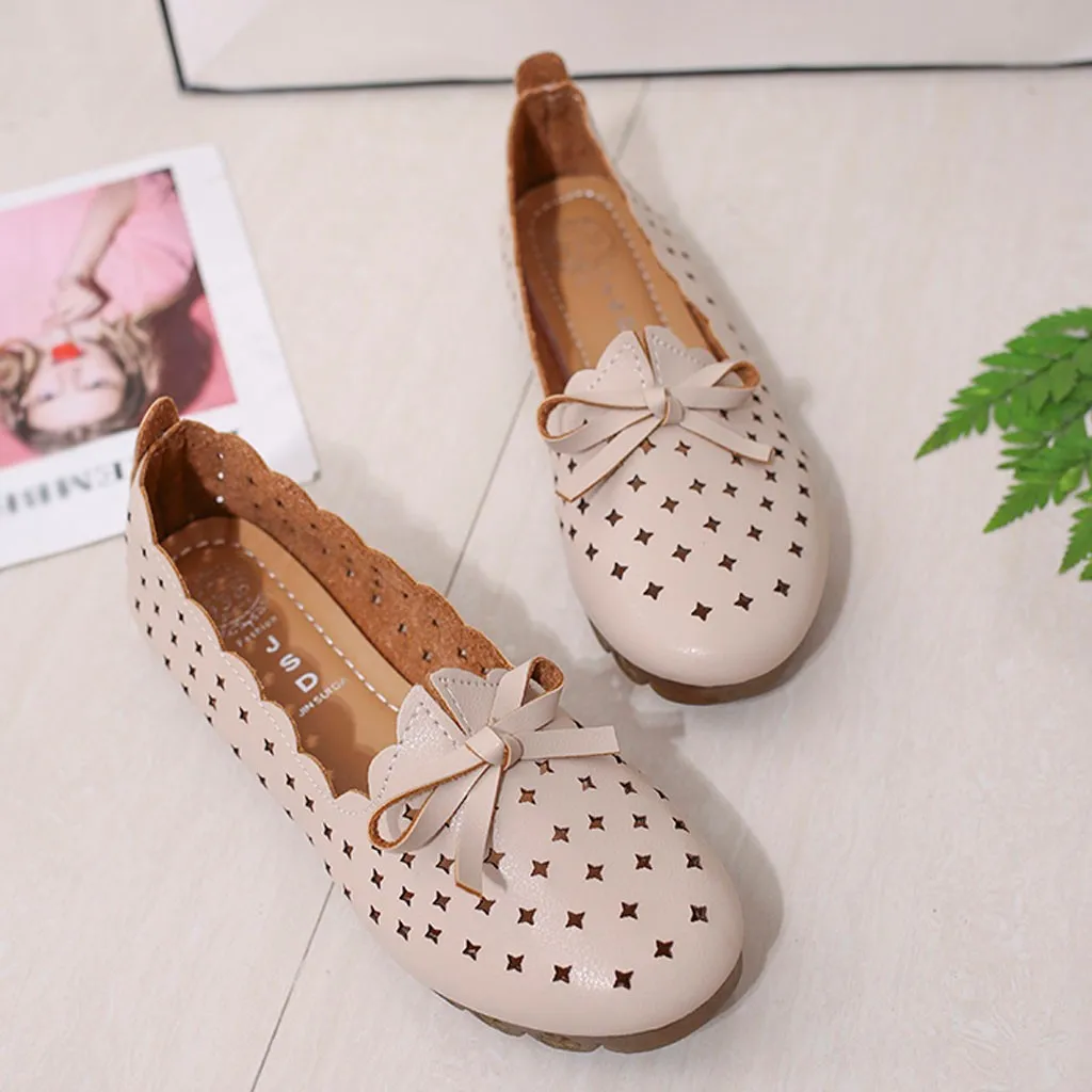 YOUYEDIAN/кожаная обувь женская дышащая для медсестры летняя повседневная без