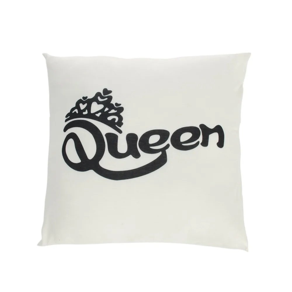 Наволочка King Queen 45x45 см наволочка с двусторонним принтом для дивана домашний