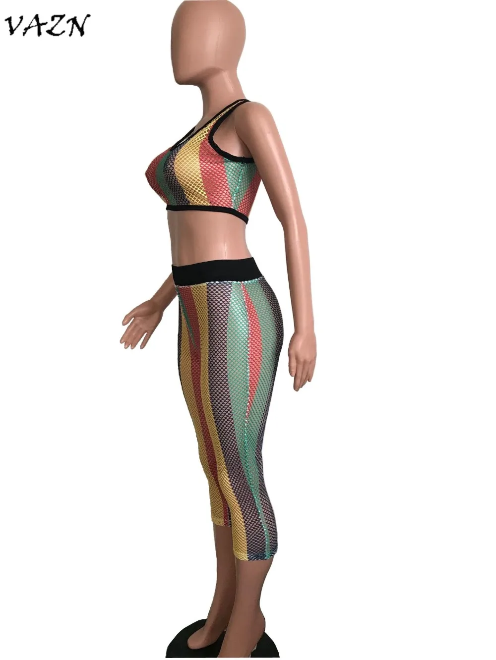 Новинка 2018 стильный брендовый модный сексуальный женский комплект из 2 предметов