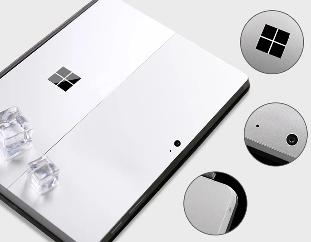 Прозрачная защитная виниловая наклейка на заднюю панель для Microsoft Surface Go|Наклейки