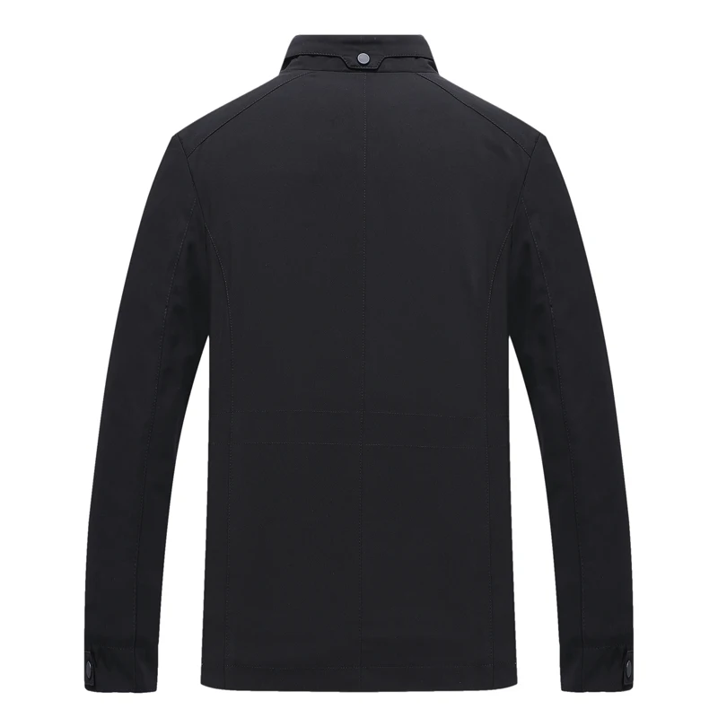 Куртка мужская с воротником на молнии деловая Повседневная Уютная куртка