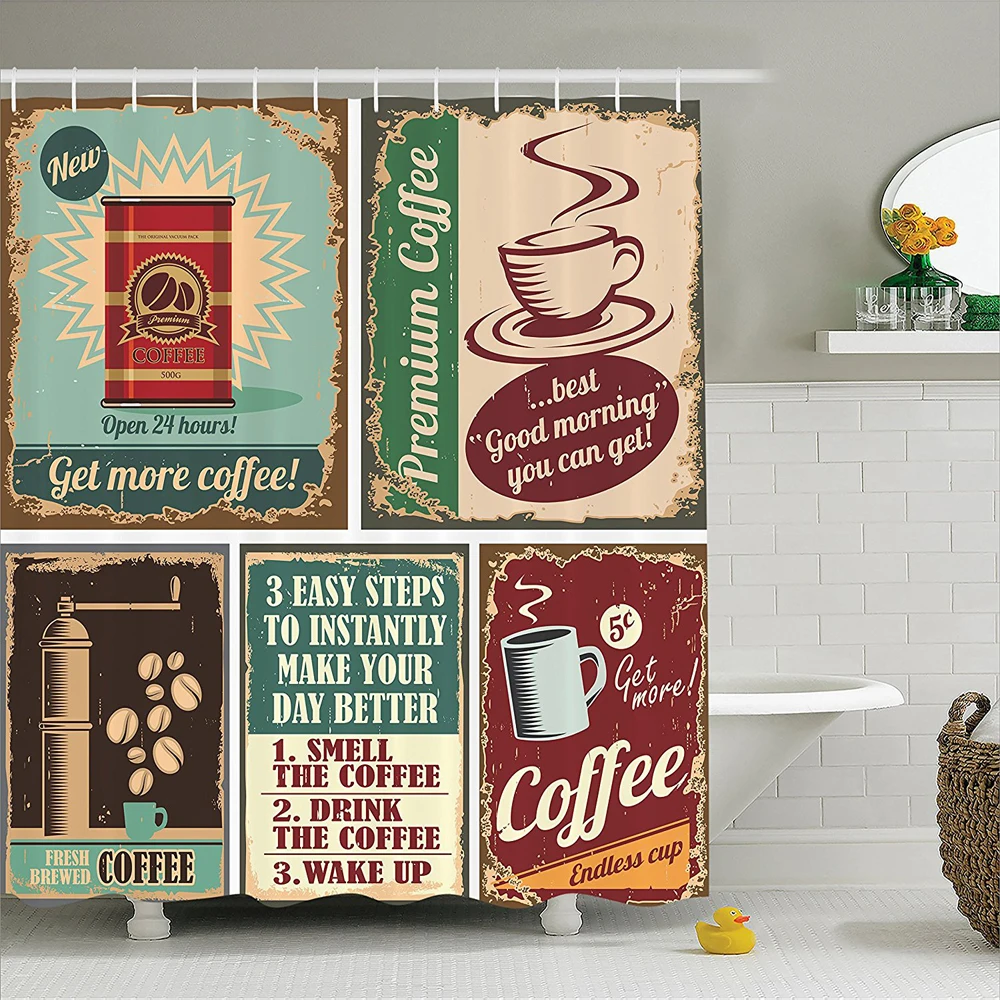 Кофе плакаты и металлические знаки художественный дизайн Bean Кубок олова