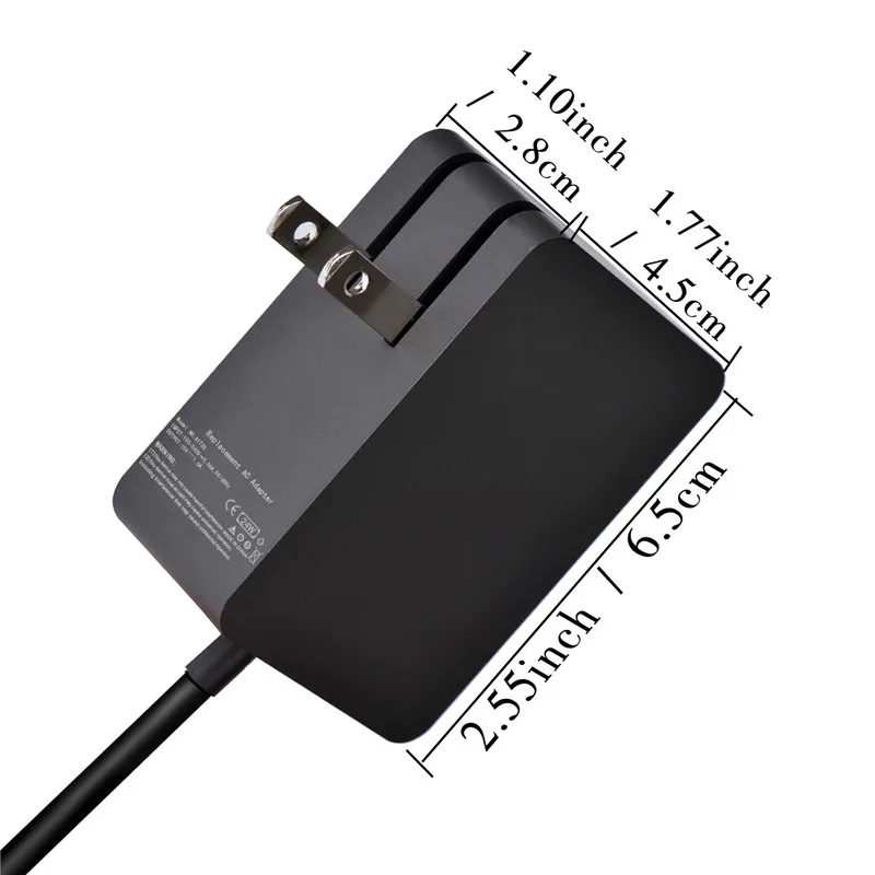 24W 15V 1.6A Latpop AC зарядное устройство адаптер кабель для Microsoft Surface Pro 4 M3 1735 питание