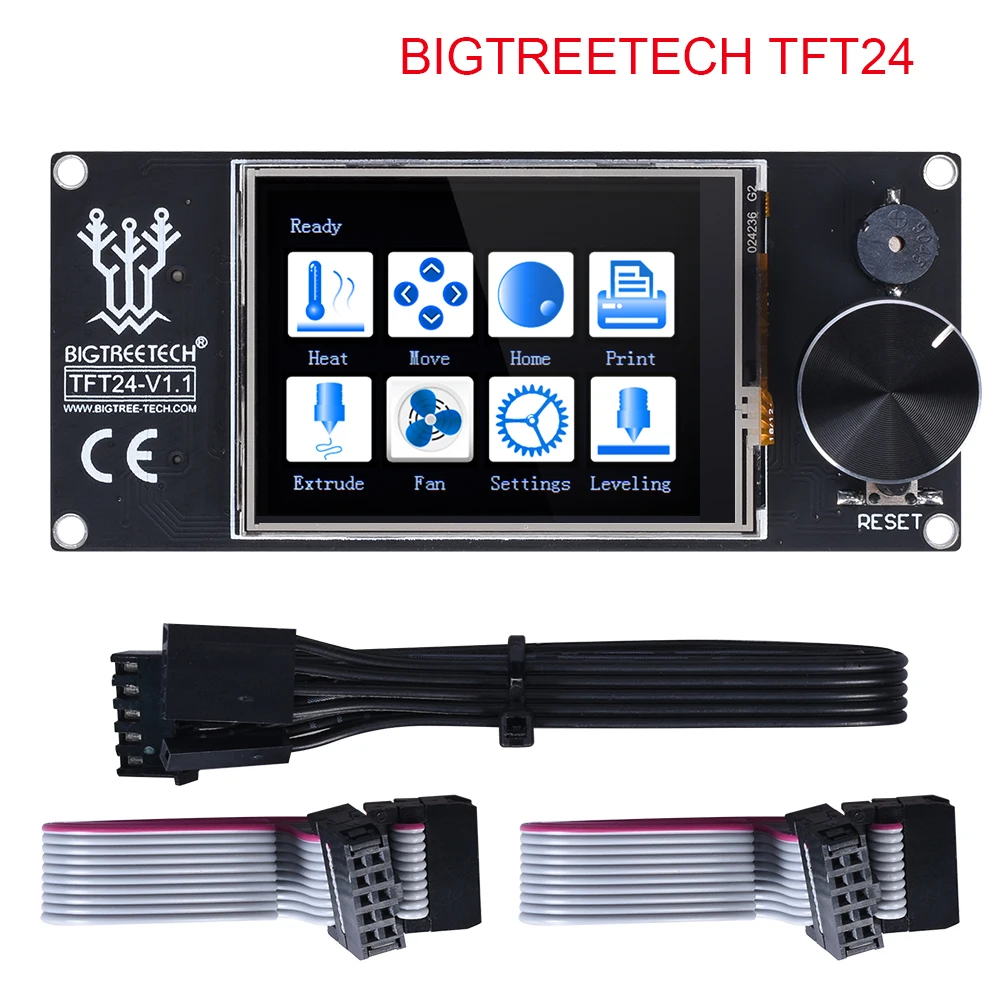 BIQU BIGTREETECH TFT24 V1.1 цветной экран с сенсорным экраном и 12864 режим ЖК-дисплея для MKS SKR V1.3 PRo Ender 3 3D доска