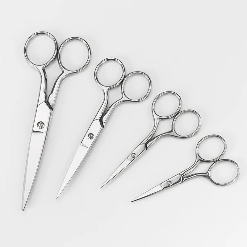 Ножницы для волос в носу из нержавеющей стали бороды бровей на лице триммер