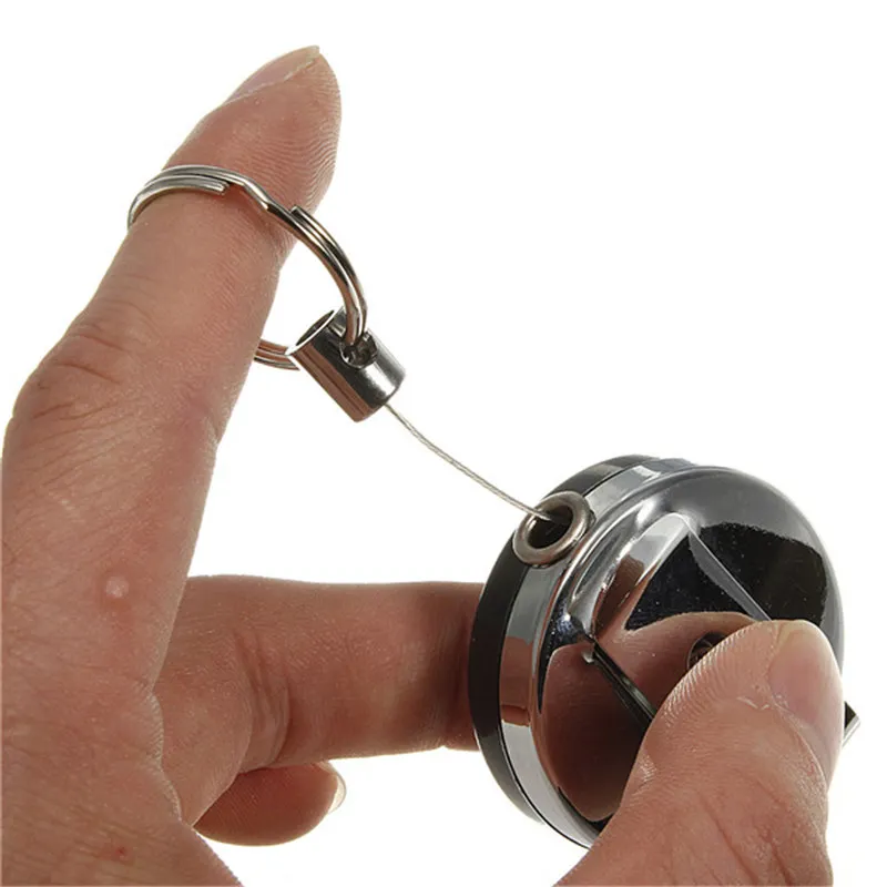 

NEW 1 pcs High Quality Stainless Steel Tool Belt Money Retractable Key Chain Clip Key Finder Anti-lost Personal Security Safely