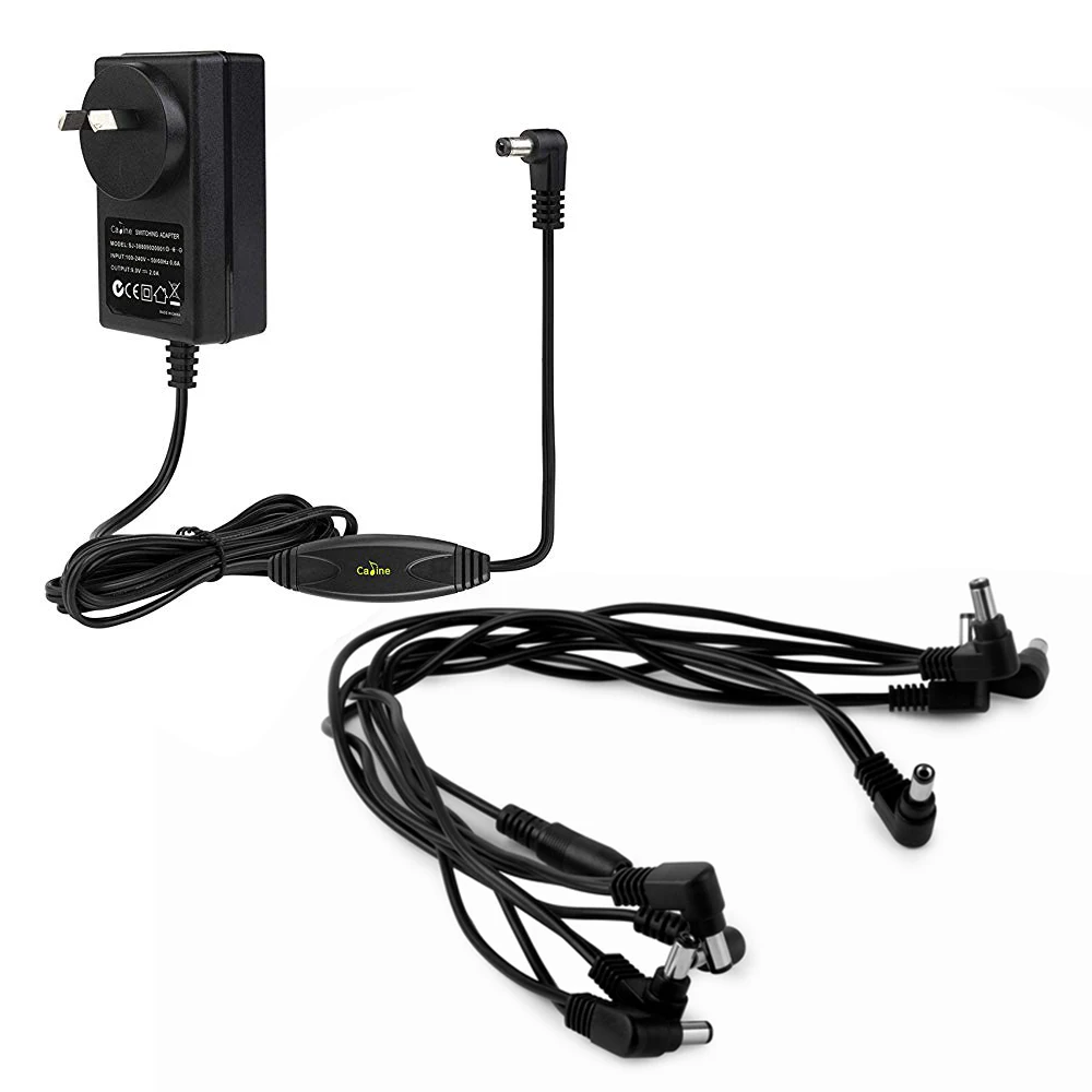 Caline CP-07 гитарные эффекты адаптер питания DC 9V 2A с выходным кабелем фильтр