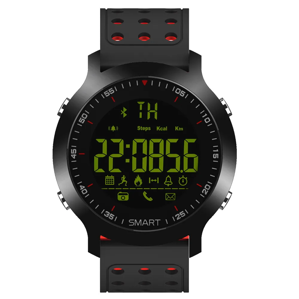 AOSMAN спортивные умные часы EX18C Bluetooth 4,0 спортивные часы 5 АТМ Водонепроницаемость уведомления о звонках дистанционное управление будильник