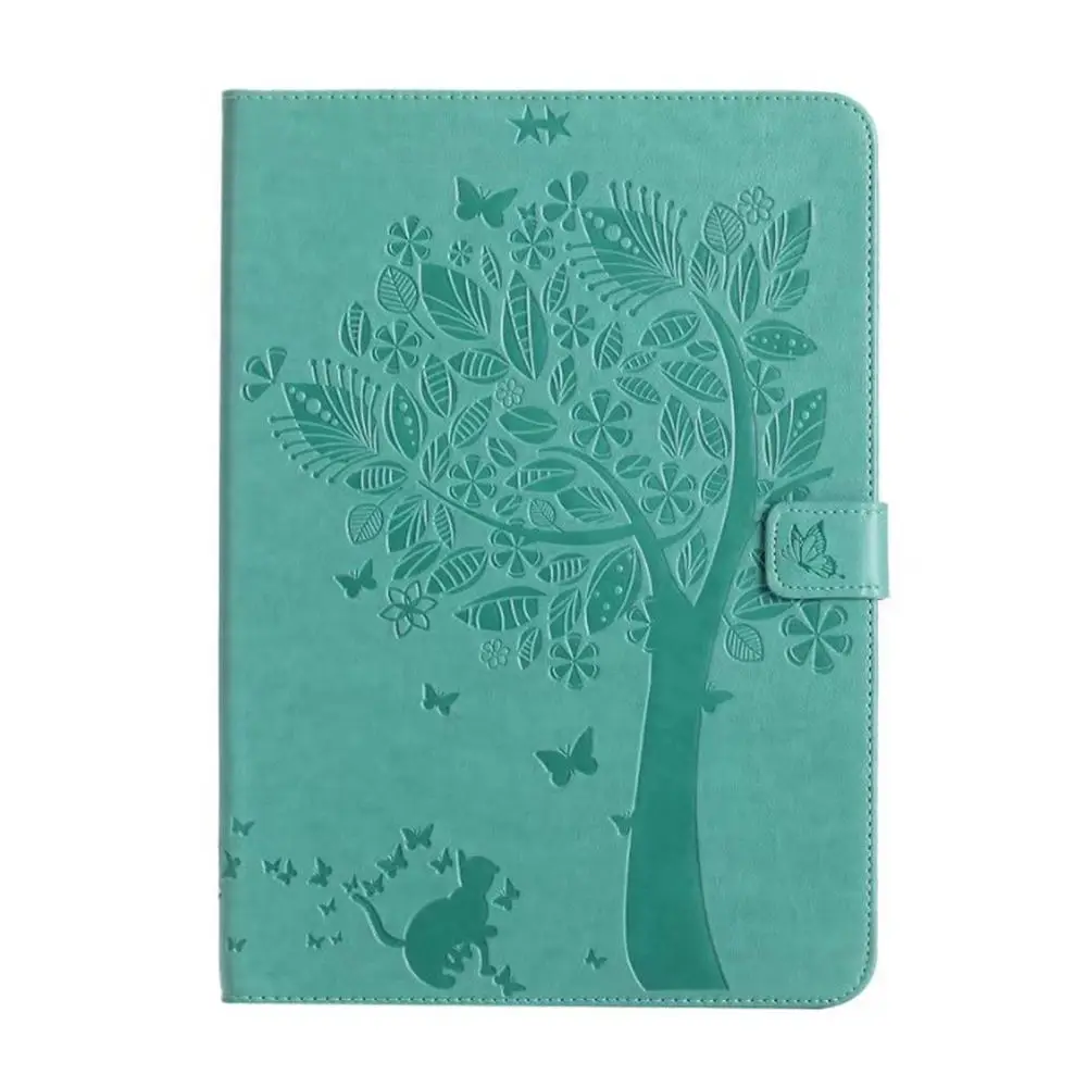 green Роскошный чехол с тиснением для samsung Galaxy Tab A, 9,7 дюймов, SM-T555, T550, P550, из искусственной кожи, с подставкой, откидной SM-T550, защитный чехол для планшета - Цвет: green