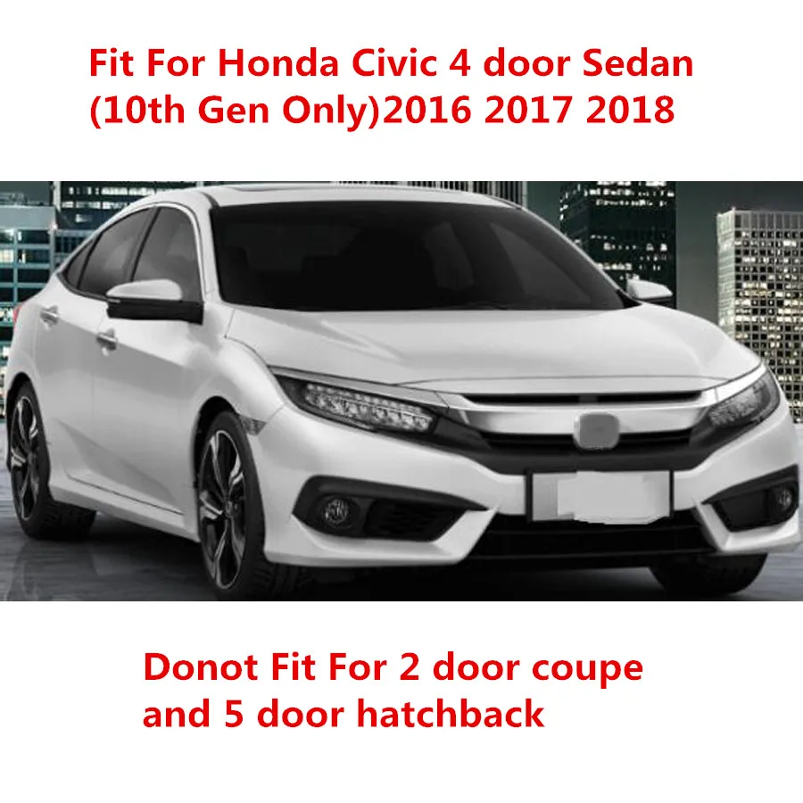 Чехол для багажника YAQUICKA Накладка Honda Civic 10th 4 седан 2016 2017 2018 аксессуар стайлинга