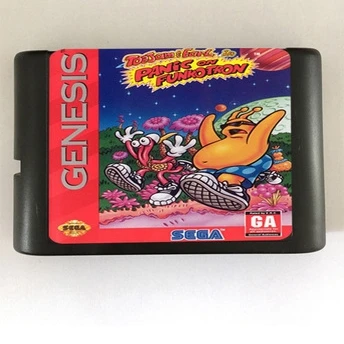 Высококачественный 16 битный игровой картридж Sega MD для системы Megadrive Genesis Toe Jam & earl