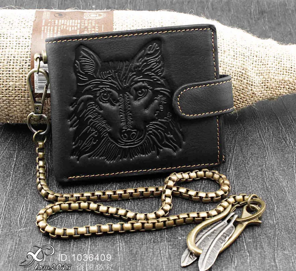 Мужской кошелек с брелоком и монеткой | Багаж сумки