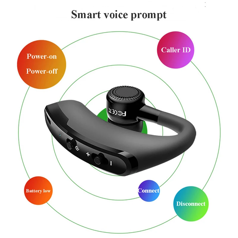 Без границ V9 Бизнес Беспроводная Bluetooth гарнитура с микрофоном Голосовое