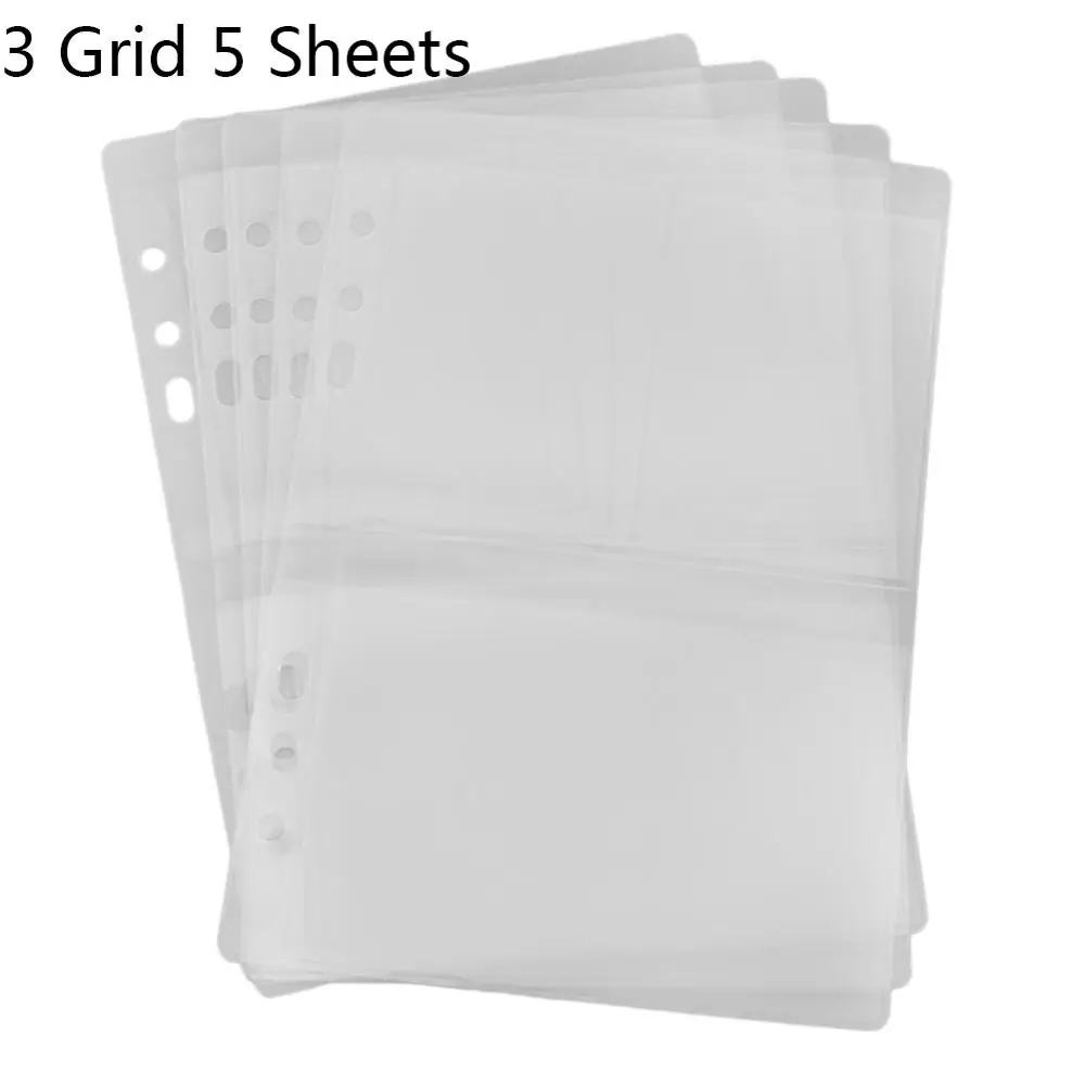 5sheets 3 Grid Режущие штампы чехол для хранения книги Органайзер внутренняя страница DIY Скрапбукинг штампы резчик Трафарет Шаблон коллекции книг - Цвет: 5sheets 3 Grid