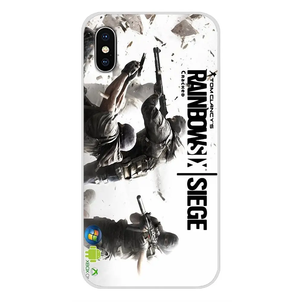 Силиконовый чехол для телефона rainbow six siege characters Apple iPhone X XR XS MAX 4 4S 5 5S 5C SE 6 6S 7 8 Plus ipod